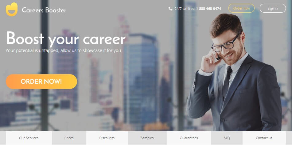 careersbooster, resume writing service